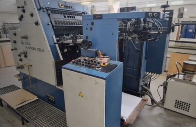 Used printing machinery